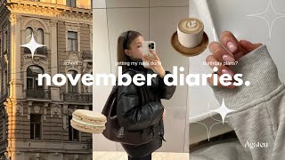 november diaries  new nails school things exciting plans amp more [upl. by Yllehs]