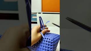 HOW TO CUT THE REMAIN STRIPS crochet diy knitting [upl. by Lrad707]