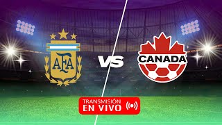 ARGENTINA VS CANADÁ EN VIVO [upl. by Nerin235]