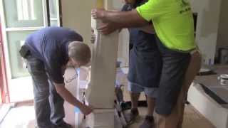 Part 2 of 4 How to Install a Fireplace Mantel Chimney Piece amp Hearth [upl. by Browning]