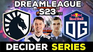 DECIDER TO MAIN EVENT MID MIRANA vs CARRY MARCI  TEAM LIQUID vs OG  DREAMLEAGUE S23 WEU DOTA 2 [upl. by Ardnuhsor]