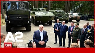 “120 mijë ushtarë ukrainas në kufi me Bjellorusinë”Lukashenko Kundërpërgjigjemi me armë bërthamore [upl. by Kentigera]