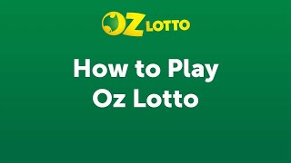 How to Play  Oz Lotto [upl. by Anavoig811]