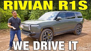 2022 Rivian R1S First Drive  Driving the Newest Electric SUV  Price Range Interior amp More [upl. by Beata]