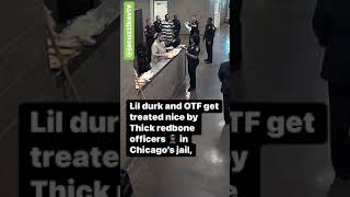 Chicago Female jail officers with BBL’s welcome OTF and LiL Durkfans of OTFlildurkkingvon [upl. by Lahcar]