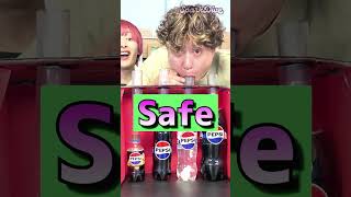 Pepsi with Mentos 😱🤯😲trending viral shorts shortsfeed viralshort trendingshorts games [upl. by Fachan]