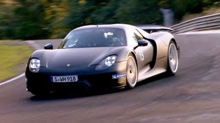 2014 Porsche 918 Spyder High Speed on the Nürburgring [upl. by Allicsirp]