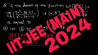 if the domain of the function arcsin3x222x19ln3x²8x5x²3x10 is αβ then 3α10β [upl. by Eiblehs981]