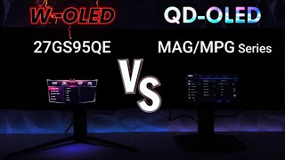 MSI MAGMPG QD OLED Secret Display Feature quotNIGHT VISIONquot  SDR Vs HDR [upl. by Neel]