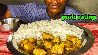 PSK ASMR MUKBANG PORK BELLY EATING CHINESE EATING SHOW [upl. by Sukhum]