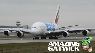 Planespotting Live from London Gatwick Airport [upl. by Ybab]