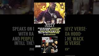 Jeezy Speaks On Dem Boyz Verse And People Calling Wack Intill They Heard His Verse [upl. by Arocet411]