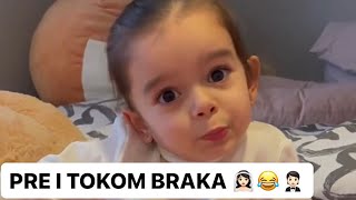 PRE I TOKOM BRAKA 👰🏻‍♀️😂 Muž će mi dati neke pare 😂 ARIJAIALINA brak smesno deca [upl. by Sheela552]