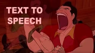 Gaston but its text to speech [upl. by Nivri]