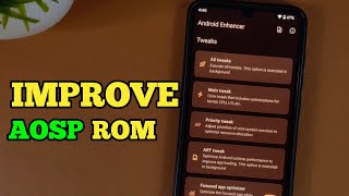 Module Android Enhancer Optimizer Untuk ROM AOSP 🔥 [upl. by Ahsinrat49]