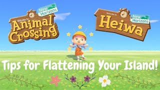 How to Restart your Island WITHOUT Restarting Tips for Flattening your Island  animal crossing 🍃 [upl. by Lashoh305]