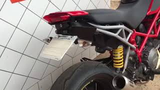 Ducati hypermotard 796 696 1100 noriyoshiracingcom scarico full Exhaust system [upl. by Yeca]