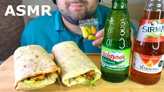 ASMR TURKISH DONER KEBAB IN ISTANBUL MUKBANG SHAWARMA EATING SOUNDS EATING SHOW [upl. by Derf]