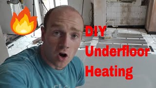 DIY Retrofitting Underfloor Heating  Wundatherm Rapid Response [upl. by Treborsemaj]