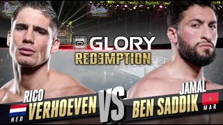 GLORY 79  RICO VERHOEVEN Vs JAMAL BEN SADDIK [upl. by Erdrich]