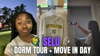 College Movein Day  Dorm Tour  Southeastern Louisiana University [upl. by Curhan]