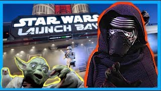 KYLO REN LOVES YODAS SEAGULLS At Star Wars Launch Bay  Disney World Vlog [upl. by Wartow]