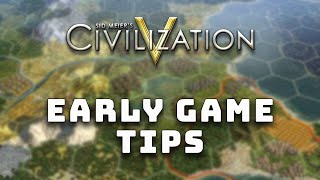 Civilization V  Early Game Tips city founding cultural policies and more [upl. by Ettegdirb]