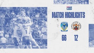 Highlights R24  Warrington Wolves v Castleford Tigers [upl. by Fanchon]