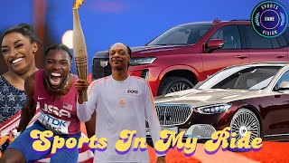 Simone Biles the GOAT Noah Lyles FASTEST Man Snoop Dogg Gets MONEY Sports In My Ride [upl. by Sine]