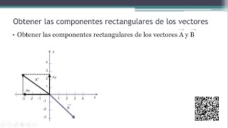 COMPONENTES RECTANGULARES DE UN VECTOR EJERCICIOS RESUELTOS N°1 método gráfico [upl. by Peonir]