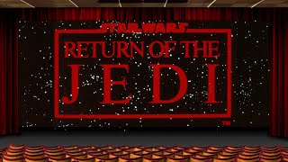 Cinema at home Return of the Jedi recreating Odeon cinema 1983 intro reel [upl. by Ultun]