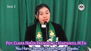 RENUNGAN KHOTBAH IBADAH SESI 2 LUKAS 2  41  52 GMIM MARANATHA SARONGSONG 1 [upl. by Harpp]