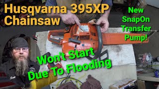 Husqvarna 395XP Chainsaw Wont Start [upl. by Radmilla537]