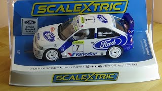 Scalextric Ford Escort Cosworth Unboxing [upl. by Aleak]