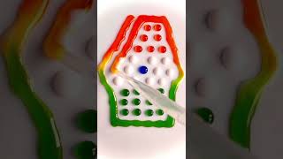 🇮🇳🫡🟠⚪️🟢Water Colour Drops 💦 Satisfying Video oddlysatisfying trending happyindependenceday [upl. by Ahsrat]