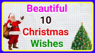 Christmas Wishes in English Beautiful Christmas Message  Teaching World [upl. by Lavern]