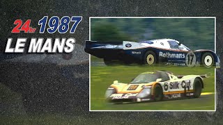 1987 24 Hours of Le Mans race  Jaguar vs Porsche [upl. by Adnawak5]