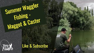 Summer Waggler Fishing with Maggots and Casters CoarseFishing [upl. by Ametaf665]