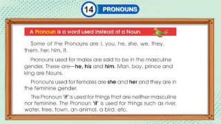 Ch 14  Jay Cee  Grammar Roots  Class 2  Pronouns  For childre [upl. by Siuoleoj299]