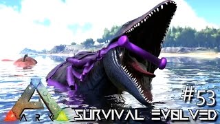 ARK Survival Evolved  TWO 120 MOSASAURUS PERFECT KIBBLE TAME   SEASON 3 S3 E52 Gameplay [upl. by Marjy]