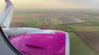 Landing at Otopeni Bucharest Henri Coanda International Airport Romania 4K [upl. by Say]