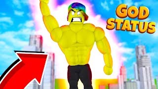 USING 1 MILLION SKULLS TO REACH GOD STATUS Roblox Super Power Training Simulator [upl. by Attalanta]