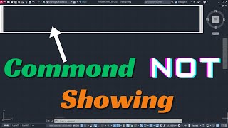 autocad commond bar not showing on screen [upl. by Chantalle874]