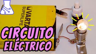 Circuito Básico Eléctrico ELECTRÓNICA Proyecto de Ciencias [upl. by Aracat129]