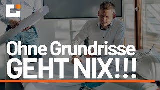 Ohne Grundrisse geht nix im Bauprojekt [upl. by Aterg]