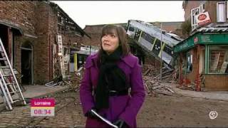 Lorraine Live at Coronation Street Part 1 [upl. by Ytirahs]