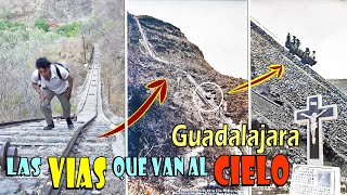 ¡SUBO las VÍAS que VAN al CIELO Un PUEBLO FANTASMA en la Barranca Huentitán Guadalajara [upl. by Tullusus]