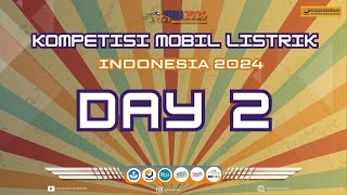 KOMPETISI MOBIL LISTRIK INDONESIA 2024 DAY  2 [upl. by Aitat]