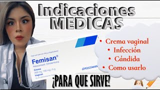 FEMISAN como utilizarla para que sirve la crema [upl. by Flanders]