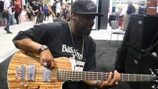 Warwick  Summer NAMM 2013  Star Bass SC Tigerwood Clip 2 [upl. by Richer]